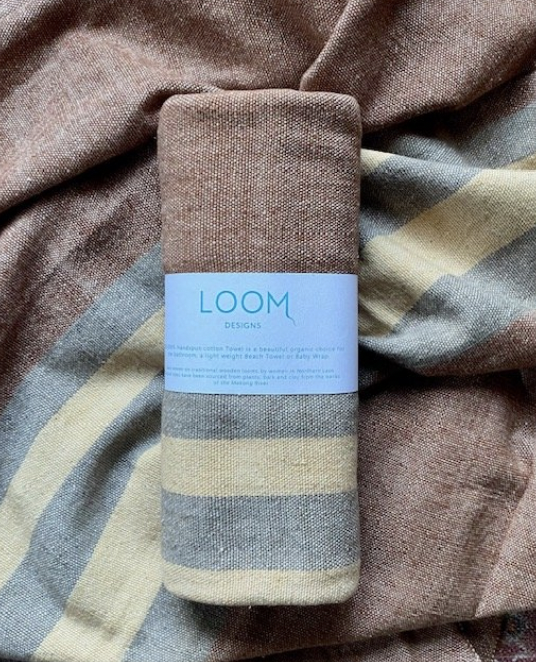 Loom Designs Bath Or Beach Towel