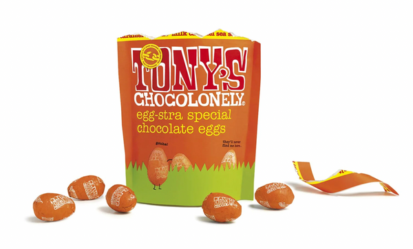 Tony's Chocolonely Easter Milk Caramel Sea Salt Eggs 178g