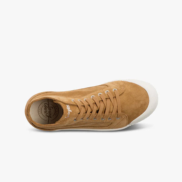 Spring Court M2S Womens Lambskin Suede - Camel