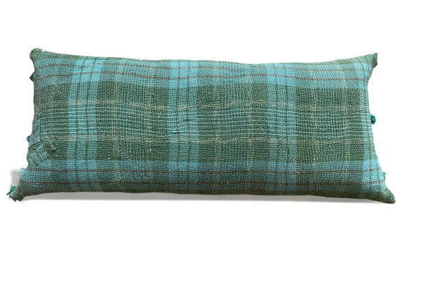 Vintage Kantha Long Cushion