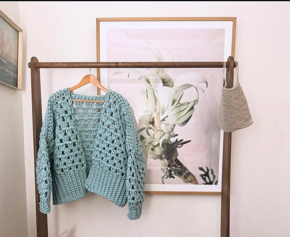 Made By Kate, 100% Merino Wool Cardigan