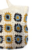 Dowry, Granny Square Cotton Crochet Handbag