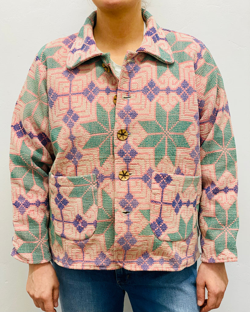 Vintage Galicha Kantha Jackets: Size MEDIUM