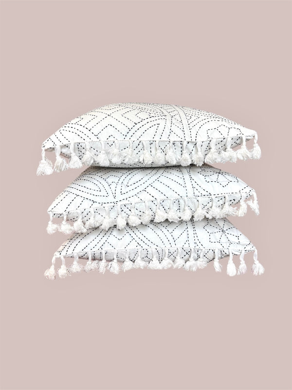 Hand Stitched Kantha Cotton Cushion
