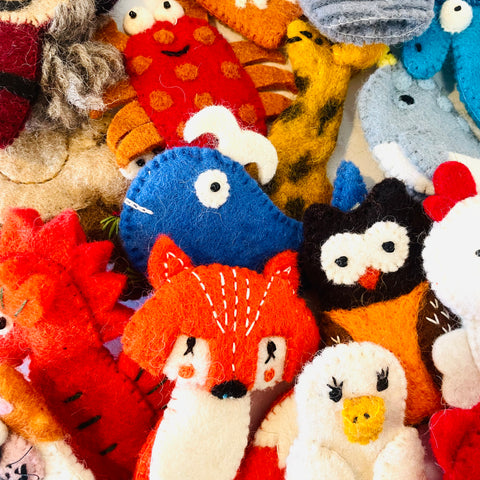 Felted Finger Puppets