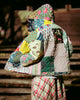 Patchwork Quilt A-Line, Hooded Jacket