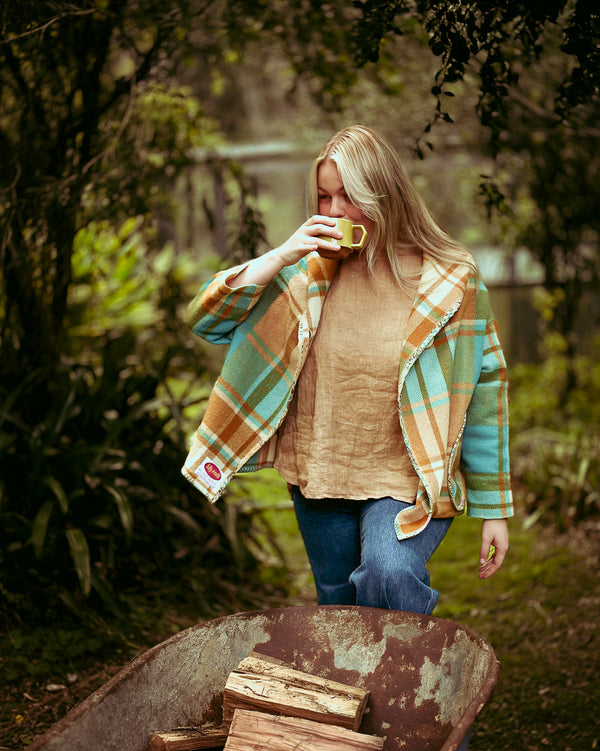 Blanket A-Line, Hooded Jacket