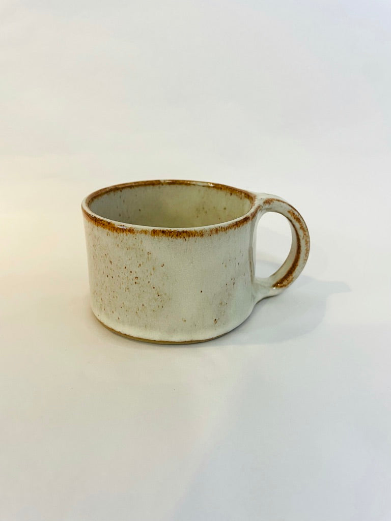 Handmade Ceramic Short Mugs by Jenn Johnston