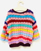 Ryder Sweatshirt in Crochet Blanket