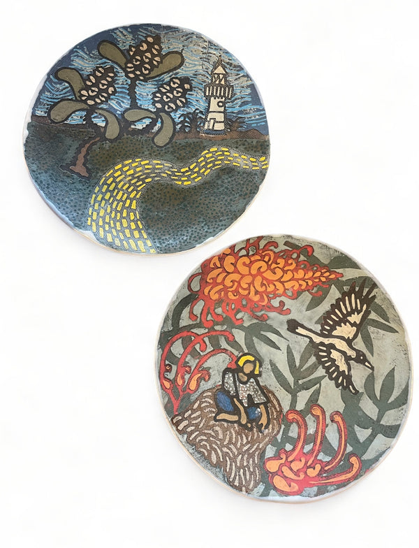 Justine Wellman, Ceramic Plates