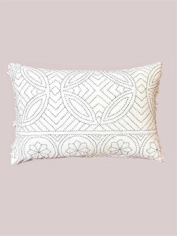 Hand Stitched Kantha Cotton Cushion