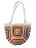 Dowry, Granny Square Cotton Crochet Handbag
