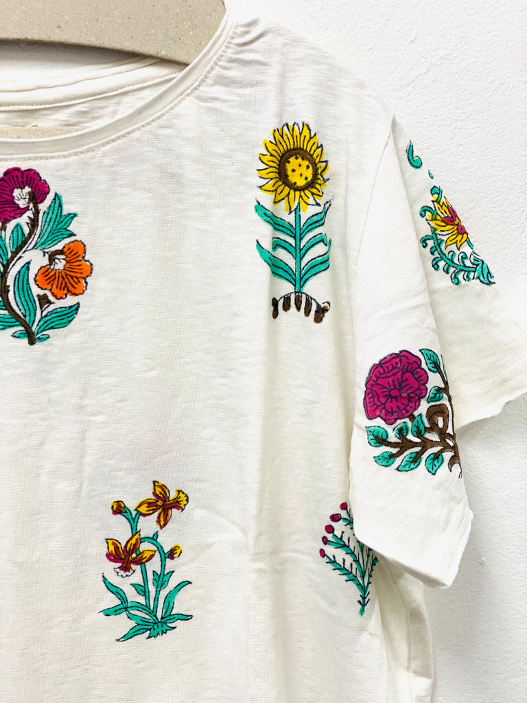 Hand Block-Printed Cotton Tshirts