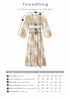 Foundling: Les Fleurs Sauvages Linen Midi Dress