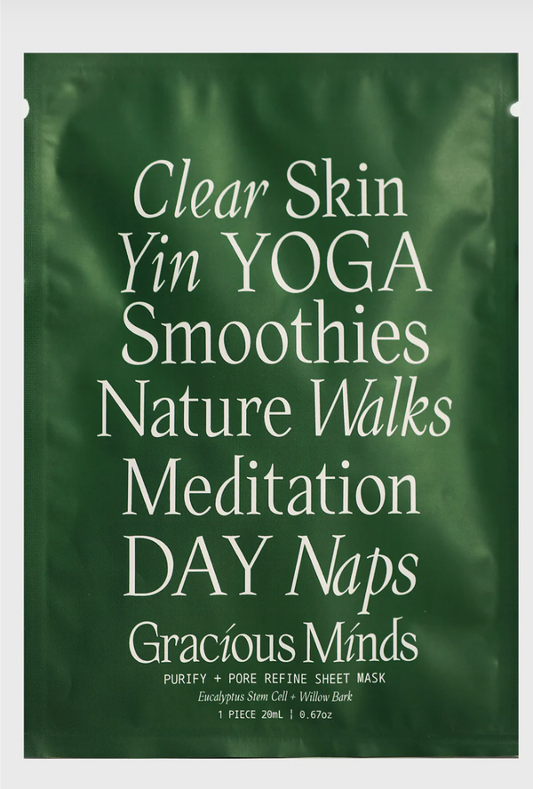 Gracious Minds, Sheet Mask