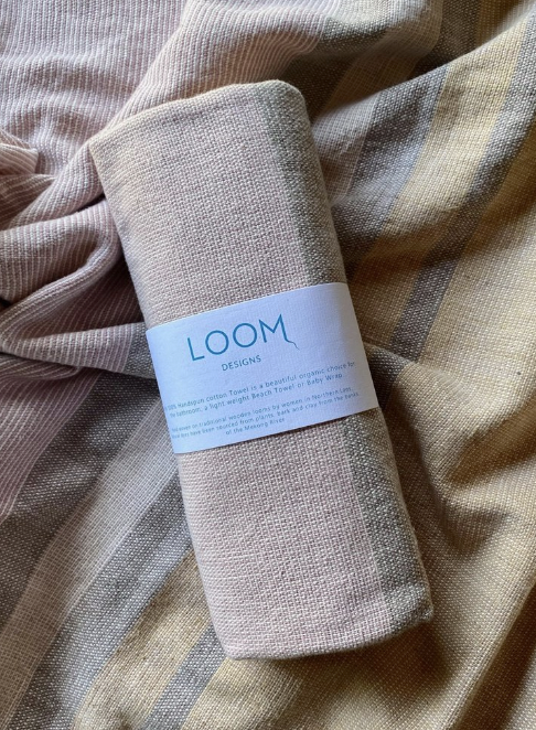 Loom Designs Bath Or Beach Towel