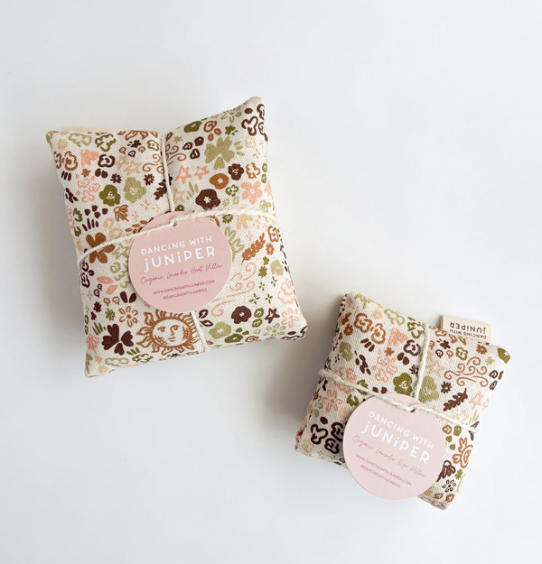 Dancing With Juniper, Heat Packs and Eye Pillows