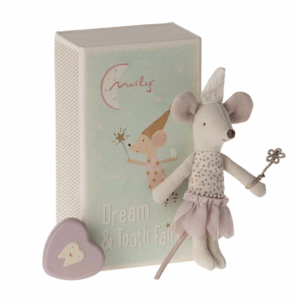 Maileg, Tooth Fairy Mouse Little Sister in Box (2024)