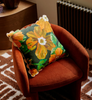 Bonnie and Neil, Rosetta Marigold Cushion