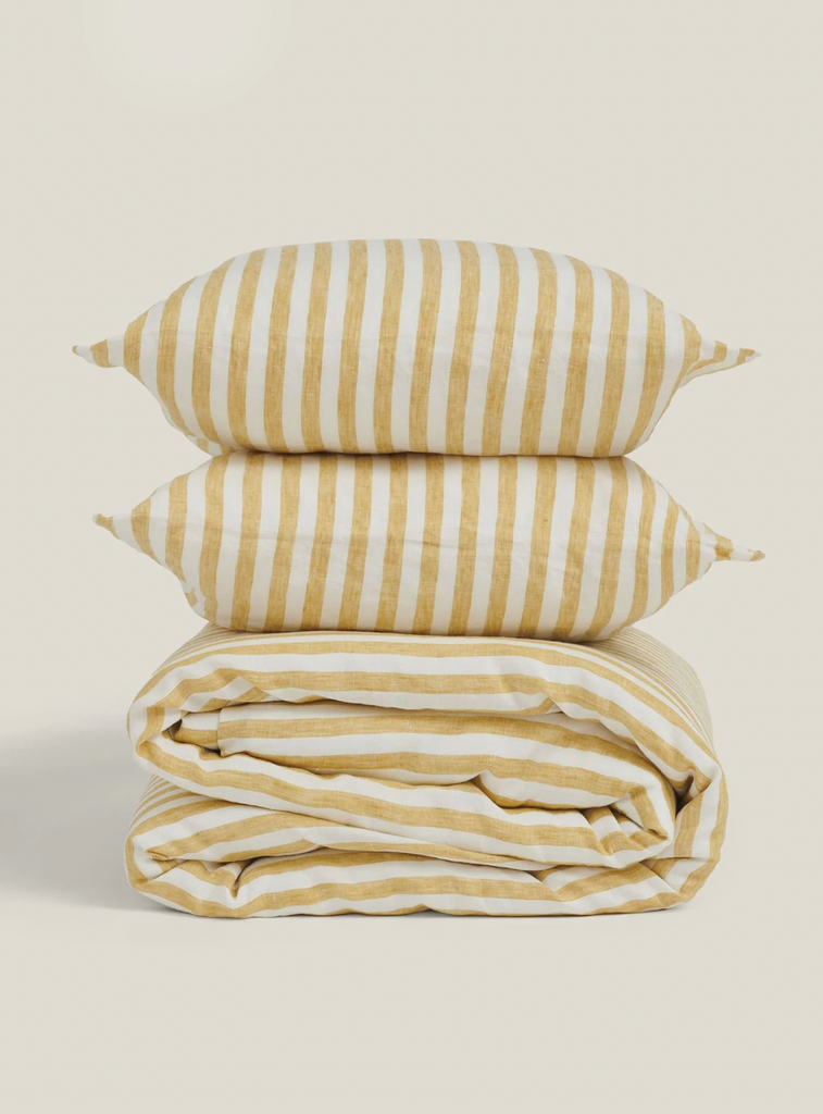 Carlotta + Gee, Linen Duvet Cover