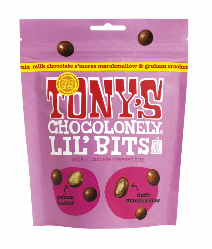 Tony's Chocolonely, Lil’Bits Milk Marshmallow & Biscuit Mix 113g