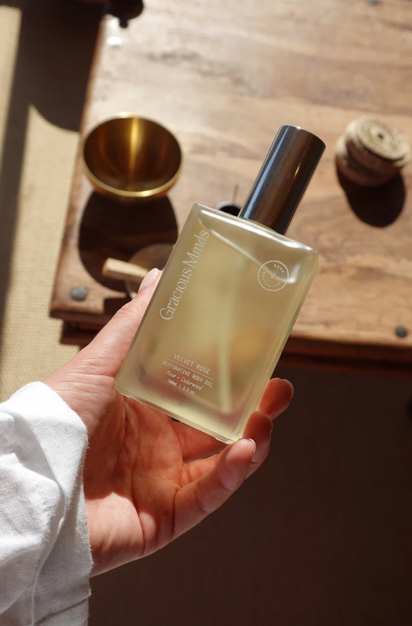 Gracious Minds, Velvet Rose Restorative Body Oil