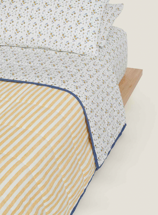 Carlotta + Gee, Double Side Linen Quilt