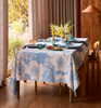 Bonnie & Neil, French Flax Linen Jardin Dove Linen Tablecloth