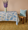 Bonnie & Neil, French Flax Linen Jardin Dove Linen Tablecloth