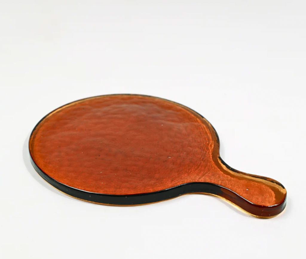 Creative Women, Hammered Glass Round Serving Board