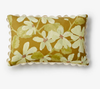 Bonnie & Neil, Violet Mustard Linen Cushion