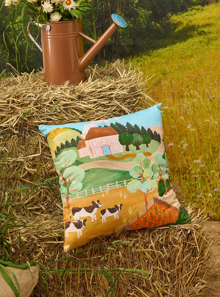 Togetherness, Hobby Farm Throw Cushion