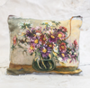 Swarm, Canvas Painting Zip Clutch