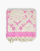 100% Turkish Cotton, Handloomed Damask Jacquard Bathroom Towel
