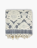 100% Turkish Cotton, Handloomed Damask Jacquard Bathroom Towel