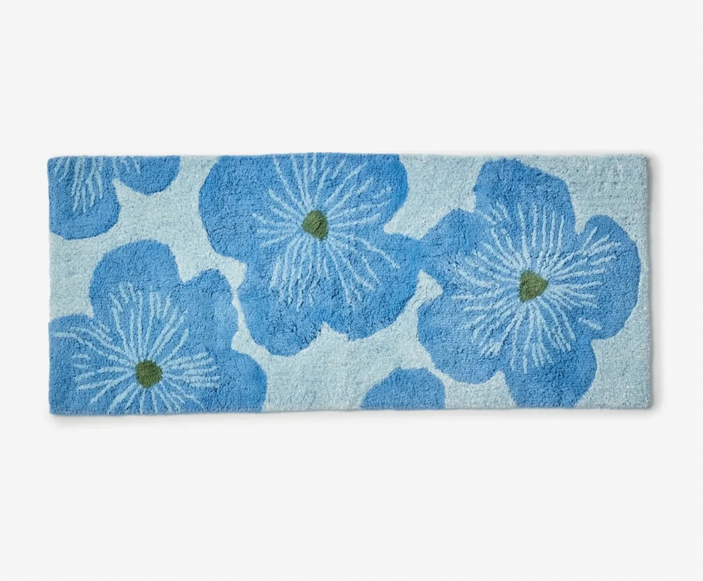 Bonnie & Neil, Bath Mats Jardin Blue