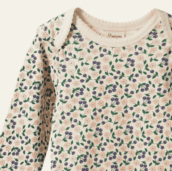 Nature Baby, Cotton Long Sleeve Bodysuit