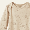 Nature Baby, Cotton Long Sleeve Bodysuit