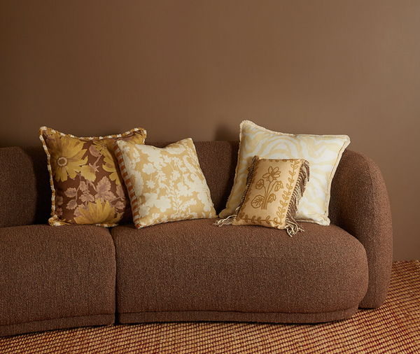 Bonnie & Neil, Marigold Mustard 60cm Cushion