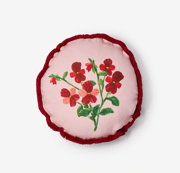 Bonnie & Neil, Mini Viola Round 45cm Cushion