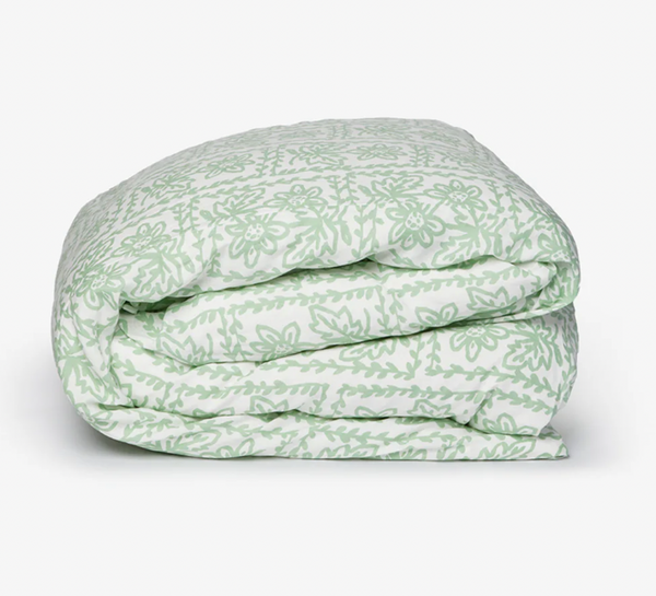 Bonnie & Neil, Daisy Sage Linen Quilt Cover