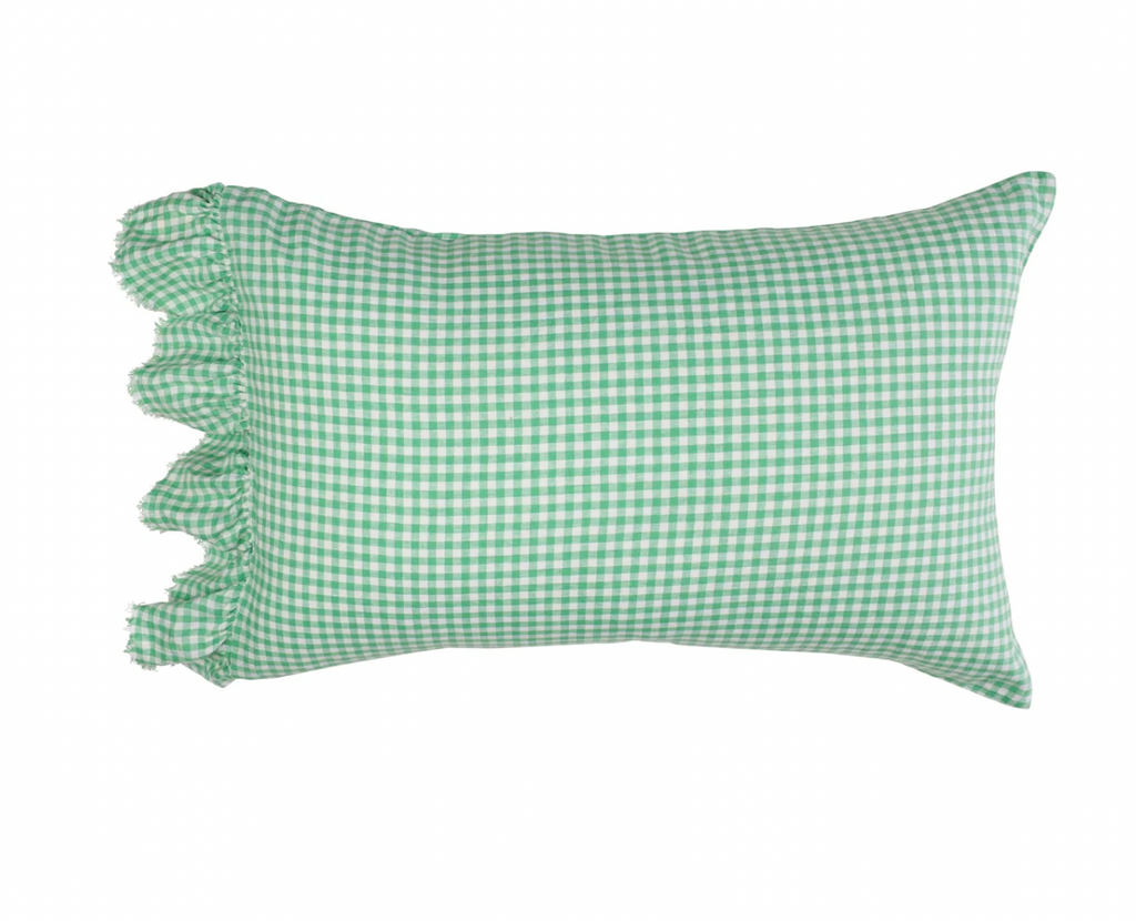 Society of Wanderers, Linen Pillowcases - Standard Ruffle