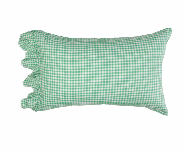 Society of Wanderers, Linen Pillowcases - Standard Ruffle