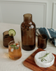 Creative Women, Handblown Hammered Glass Carafe + Cup