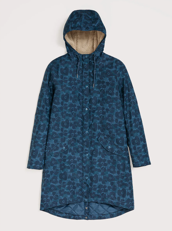 Seasalt Cornwall, Seasalt Coat Plant Hunter 2 in Patchwork