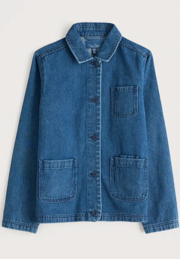 Seasalt Cornwall, Cornwall Reading Rocks Jacket Mid Wash High Twist