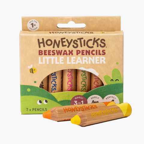 Honeysticks, Magic 3-in-1 Beeswax Pencils Little Learners 7pk