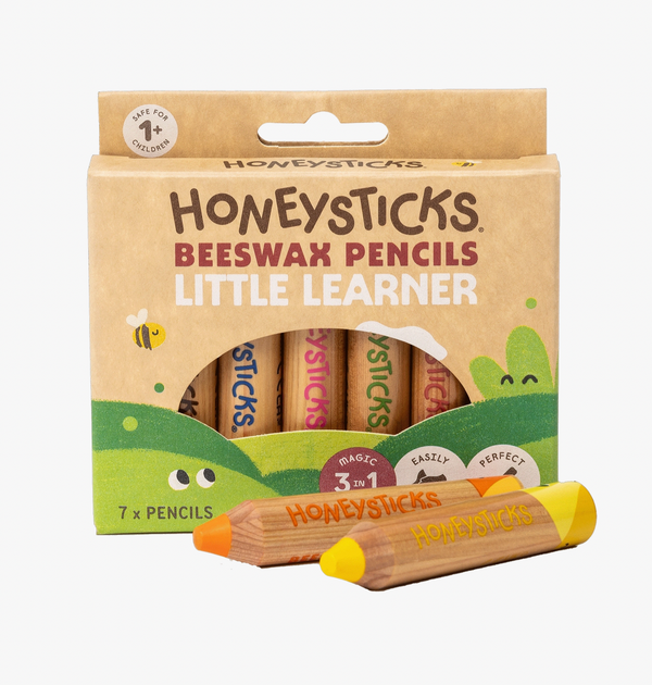 Honeysticks, Magic 3-in-1 Beeswax Pencils Little Learners 7pk