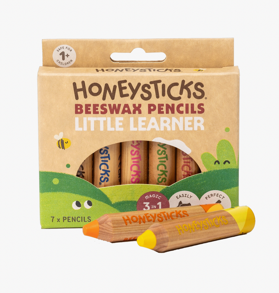 Honeysticks, Magic 3-in-1 Beeswax Pencils Little Learners 7pk