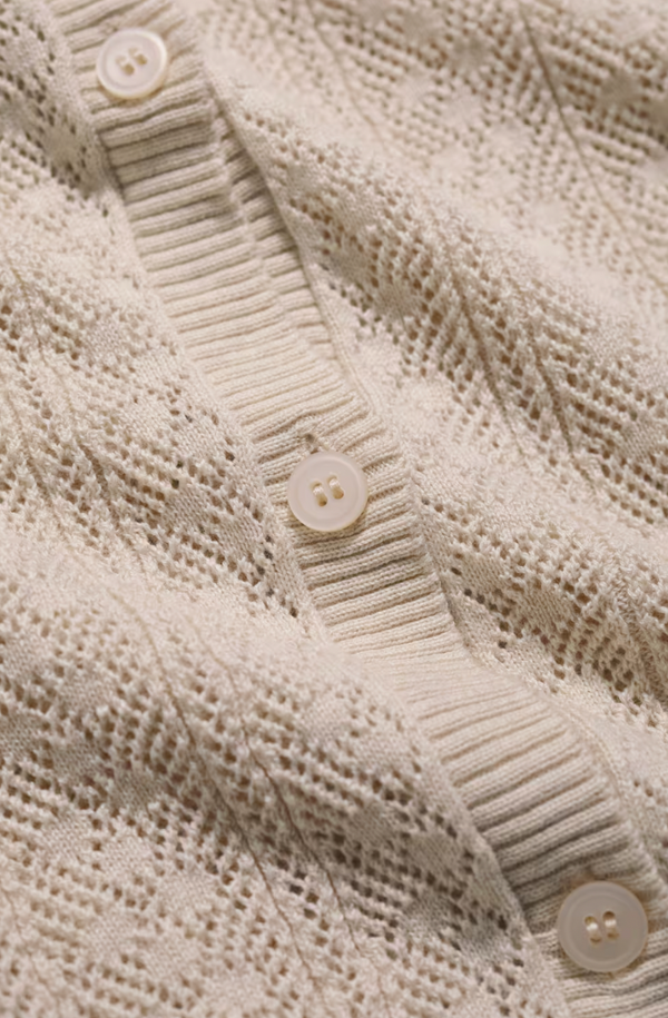 Seasalt Cornwall, Willowing Pointelle Organic Cotton Cardigan